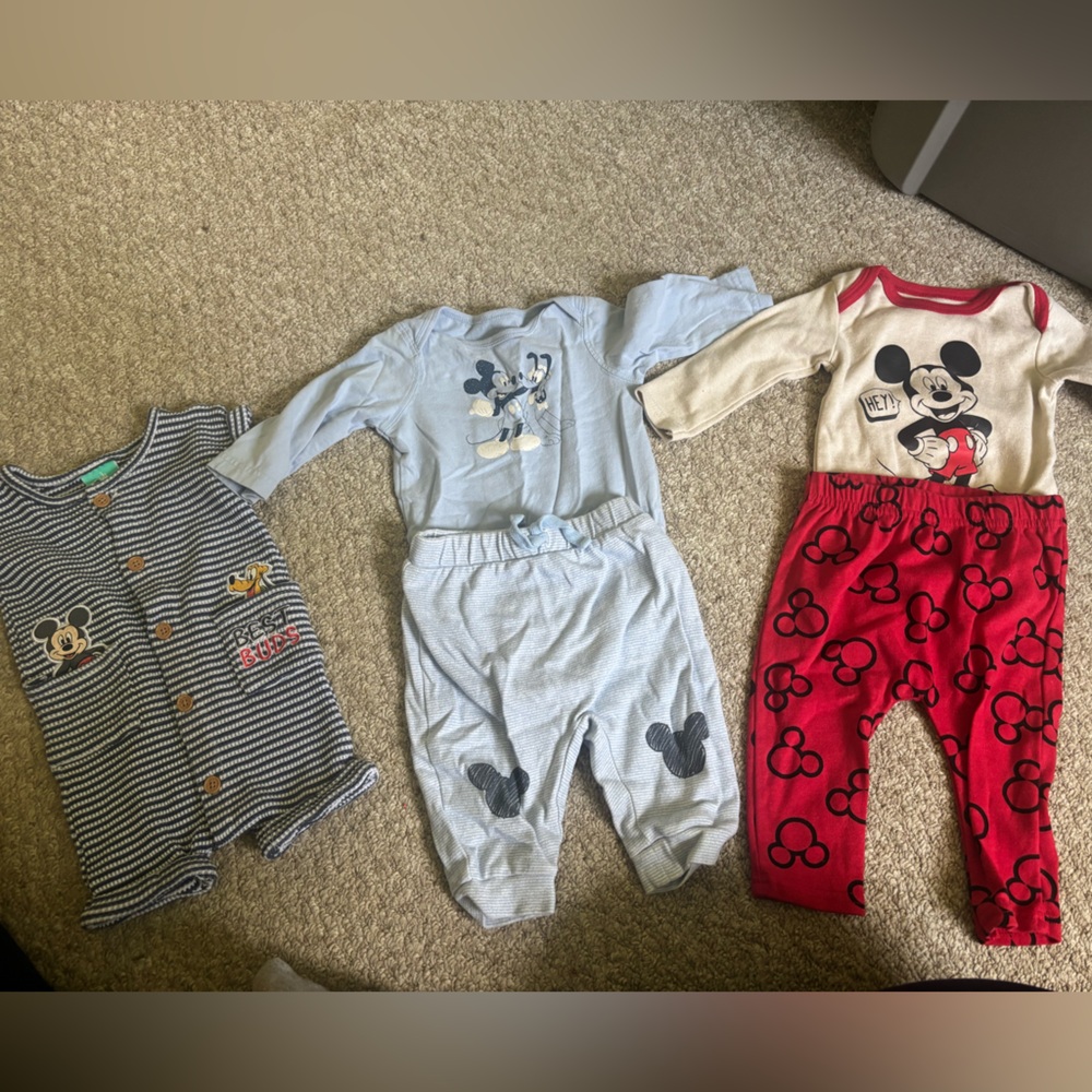 Disney Baby Outfit Lot